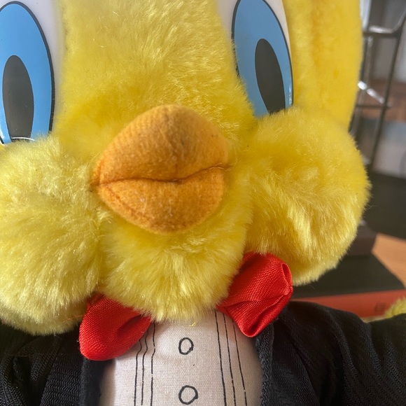 Vintage Tweety Bird Magician And Sylvester The Cat Plush Looney Tunes 1998 - Picture 11 of 12